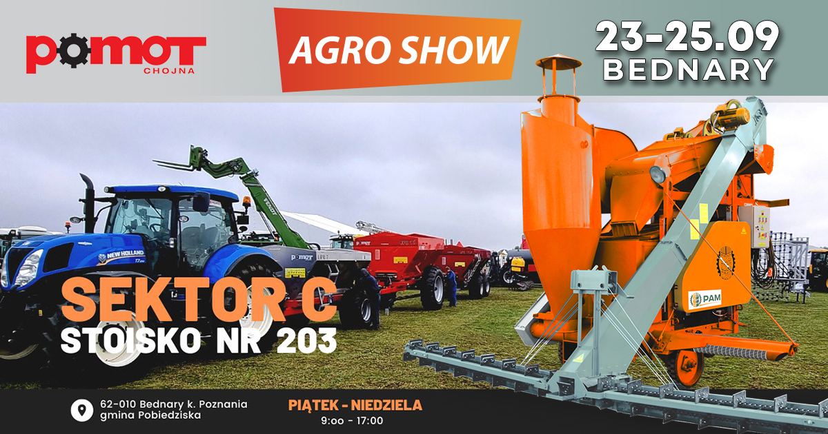 Зерноочистительная машина ОВС-25Ц на выставке AGROSHOW2022 Зерноочистительные машины завода на выставке AGROSHOW2022, фото