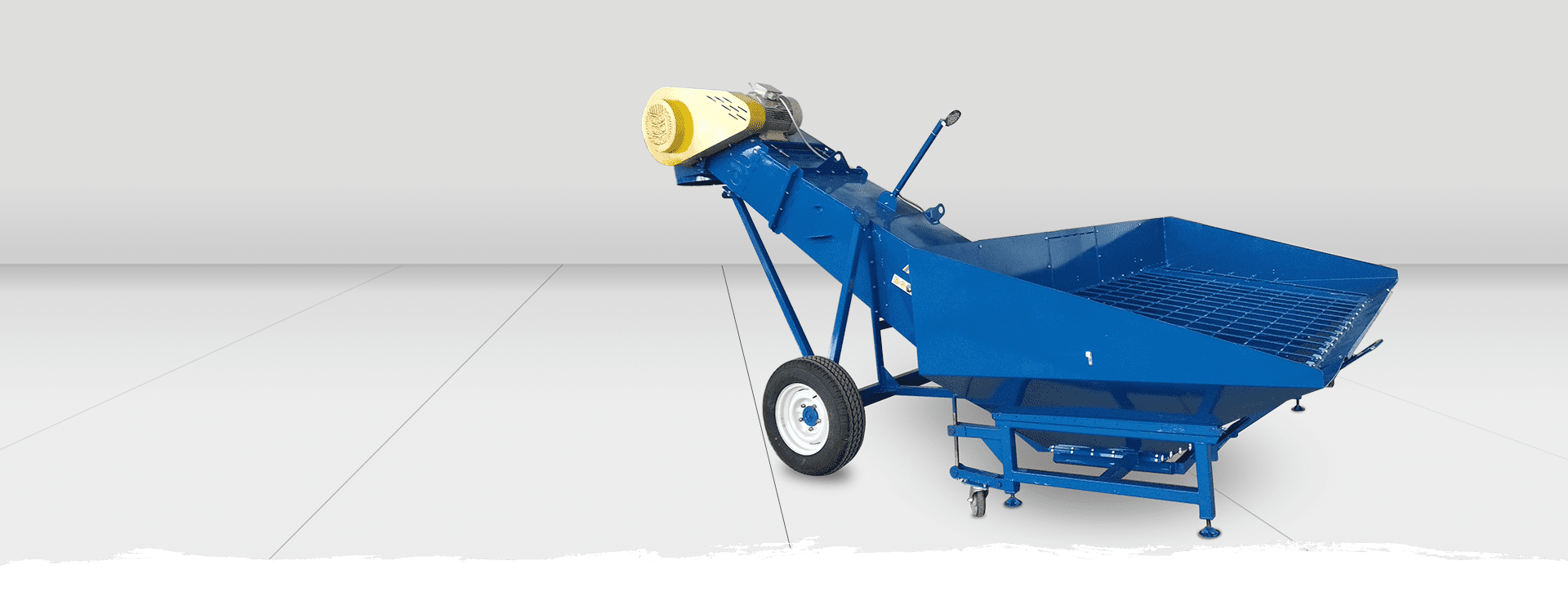 Portable grain handler with hopper and conveyor PZM-170P Portable grain handler with hopper PZM-170P, picture