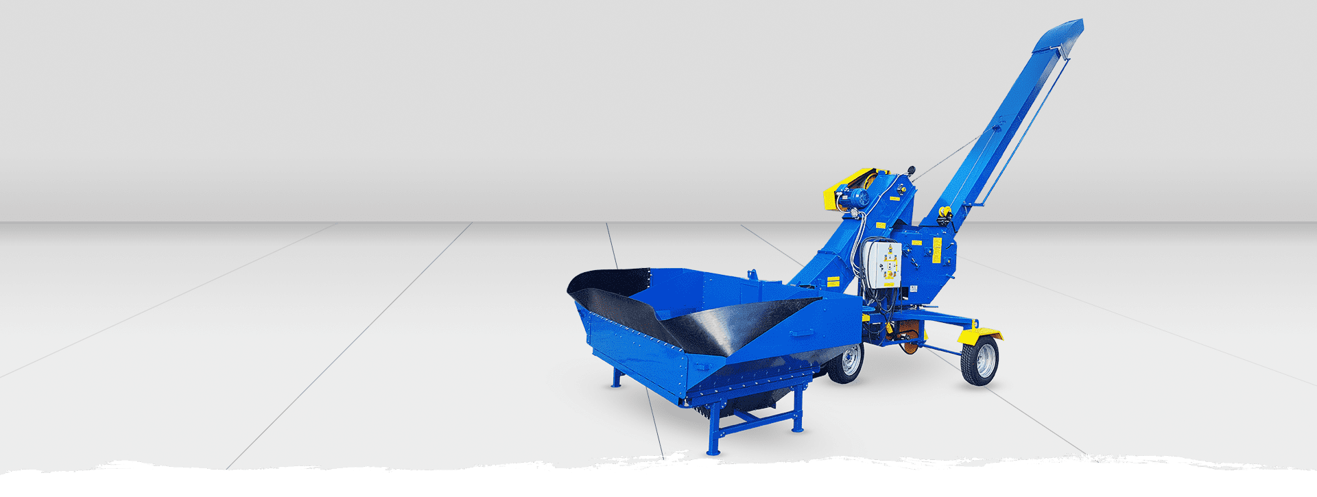 Loader for grain with a hopper of innovative design PZM-120B2 Grain loader with innovative hopper PZM-120B2 picture