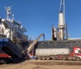 Mobile grain loader with hopper and conveyor PZM-220 Mobile grain hopper and conveyor PZM-220, photo