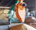 Die mobile Getreidereinigungsmaschine OBC-50 reinigt feuchtes Maiskorn perfekt Mobile Getreide-Reinigungsmaschine OBC-50