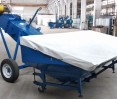 Mobile grain loader PZM-170P with awning and hopper Mobile grain loader PZM-170P with awning and hopper, photo