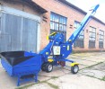 Grain thrower with hopper PZM-120B2 Grain thrower with a large bunker PZM-120B2, photo